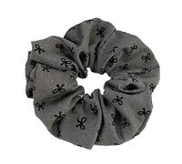 Elastico Per Capelli In Tessuto 2PCS Polka Dot Hair Ties Rope Women Large Size Heart Bowknot Printed Scrunchies Hairband Ponytail Holder Headwear(Color 2)