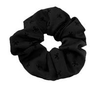 Elastico Per Capelli In Tessuto 2PCS Polka Dot Hair Ties Rope Women Large Size Heart Bowknot Printed Scrunchies Hairband Ponytail Holder Headwear(Color 3)