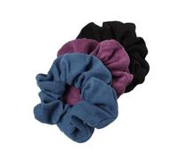 Elastico Per Capelli In Tessuto 3 pezzi di elastico for capelli in velluto a coste, set di elastici, fasce for capelli a coda di cavallo, copricapo(P color)