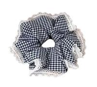 Elastico per capelli ricamato floreale per donne elastico per capelli in pizzo traspirante accessorio alla moda accessorio floreale