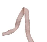 Elastico Per Cucito 13mm X5 Yards Nastro Piatto In Nylon Elastico In Gomma Elastica Tracolla Intimo Doppio Strato Bordo Pieghevole Cintura Reggiseno Cucito In Pizzo Fai Da Te per fai da te(Khaki)