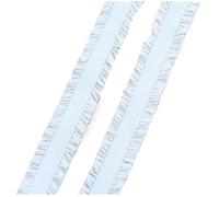Elastico Per Cucito 13mm X5 Yards Nastro Piatto In Nylon Elastico In Gomma Elastica Tracolla Intimo Doppio Strato Bordo Pieghevole Cintura Reggiseno Cucito In Pizzo Fai Da Te per fai da te(White)
