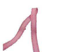 Elastico Per Cucito 13mm X5 Yards Nastro Piatto In Nylon Elastico In Gomma Elastica Tracolla Intimo Doppio Strato Bordo Pieghevole Cintura Reggiseno Cucito In Pizzo Fai Da Te per fai da te(Dark pink)