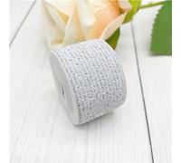 Elastico per Cucito, Elastici 25mmx1-3metri Multicolore Glitter Stampati a Caldo(Silver,25mm 3meter)