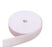 Elastico Per Cucito Fasce elastiche alte in nylon bianco e nero da 10 mm/15 mm/20 mm/25 mm/30 mm/35 mm/40 mm/45 mm/50 mm, accessori for cucire indumenti pantaloni per fai da te(White20mm 7meters)