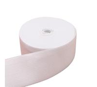 Elastico Per Cucito Fasce elastiche alte in nylon bianco e nero da 10 mm/15 mm/20 mm/25 mm/30 mm/35 mm/40 mm/45 mm/50 mm, accessori for cucire indumenti pantaloni per fai da te(White40mm 5meters)