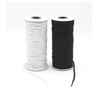 Elastico piatto per abiti cucito pantaloni gonna mascherine - COLORE: BIANCO 8MM, Taglio da:: 500 METRI