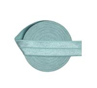 Elastico Piegato Lucido in Tinta Unita da 5 Metri, Nastro in Spandex da 20 mm, Finiture per Cucire Abiti Intimi,Nilo Blu,20 mm