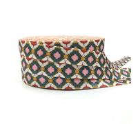 Elastico pieghevole con stampa a pois e frecce, da 16 mm, per cucire, accessori artigianali fatti a mano, fasce per capelli fai da te - P1160-15 mm - 5 yard elasitc
