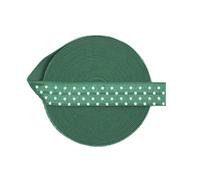 Elastico pieghevole con stampa a pois e stelle, 5/8" 15 mm, elastico per capelli, fascia in spandex, fai da te, per cucire abiti, 2,5,10 iarde, verde foresta, 15 mm, 2 iarde