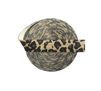 Elastico pieghevole con stampa leopardata da 5/10 iarde e 15 mm per rifiniture da cucire per fasce per capelli,Stile 8,5 iarde