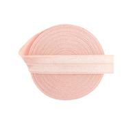 Elastico pieghevole da 15 mm, in tinta unita, spandex, satinato, fascia per capelli, biancheria intima, vestiti, cucito, petali, pesca, 15 mm, # 45 metri