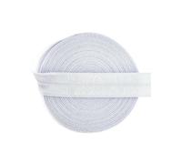 Elastico pieghevole lucido da 5/8" 15 mm, elastico per capelli, elastico per capelli, elastico per capelli, passamaneria per cucire biancheria intima, abito, lilla nebbia, 15 mm, 100 iarde