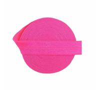 Elastico pieghevole lucido da 5/8" 15 mm, elastico per capelli, elastico per capelli, elastico per capelli, passamaneria per cucire biancheria intima, vestito, rosa virtuale, 15 mm, 10 iarde
