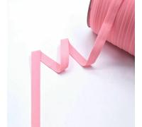 Elastico pieghevole opaco 5/8" 15 mm, fascia in spandex non lucido, fascia per capelli, intimo, vestito, passamaneria, 2, 5, 10 iarde, rosa rosa, 15 mm, 5 iarde