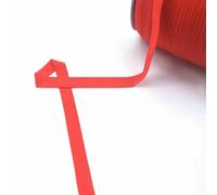 Elastico pieghevole opaco 5/8" 15mm FOE Fascia in spandex non lucida Fascia per capelli Lingerie Intimo Vestito Fai da te Cucito Trim-Rosso-15mm-50 iarde