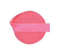 Elastico Pieghevole Satinato Lucido da 5/8" E 15 Mm, Arancione Neon, Neon Pink, 15mm,5 Yards