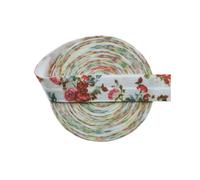 Elastico pieghevole stampato 5/8" 15 mm arcobaleno floreale spandex raso fascia per capelli fascia per cucito fai da te 2 5 10 iarde-B-06-15mm-5 iarde