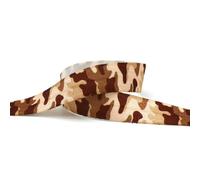 Elastico ripiegabile in spandex con stampa mimetica e trasferimento termico da 5/8" e 15 mm, per braccialetti, abiti, cuciture, 10 iarde - 06-15 mm - 10 iarde