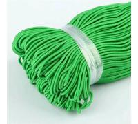 Elastico rotondo colorato ad alta elasticità da 1,5 mm, elastico rotondo, elastico in gomma, elastico in spandex, accessori per cucire fai da te - 04 verde - 1,5 mm - 5 metri