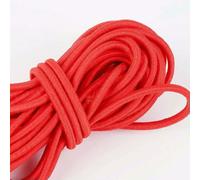 Elastico rotondo colorato ad alta elasticità da 2,5 mm, corda elastica rotonda, elastico, linea elastica, accessori per cucire fai da te, rosso