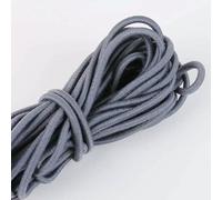Elastico rotondo colorato ad alta elasticità da 2,5 mm, corda elastica rotonda, elastico, linea elastica, accessori per cucire fai da te, grigio