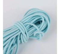 Elastico rotondo colorato ad alta elasticità da 2,5 mm, corda elastica rotonda, elastico, linea elastica, accessori per cucire fai da te, turchese