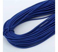 Elastico rotondo colorato da 2 mm, elastico rotondo, elastico in gomma, accessori per cucire fai da te, 5 iarde, blu, 5 metri