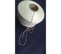 Elastico Rotondo Tubolare 3 mm - Ideale per Mascherine e Dispositivi Sanitari - Colore: Bianco, Taglio da: 300 metri