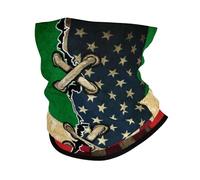 Elastico Sciarpa a Mezza Faccia,America And Italy Italian Flag Vintage Combine,Ghetta Multiuso Headwrap per Escursionismo Motocicletta Bambini 26X30cm