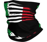 Elastico Sciarpa a Mezza Faccia,America Flag And Italy Flag,Decorazione facciale Multiuso Headwrap per attività Campeggio Yoga 26X30cm