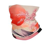 Elastico Sciarpa al Collo,Oriental Cherry Flower Pattern,Decorazione facciale Multiuso Headwrap per Bambini Outdoor Sports 26X30cm