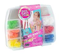 Elasticolor Pro Refill Set Medio, Scatola con Elastici colorati per costruire Braccialetti e Collane - Nice Group, 03004