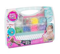 Elasticolor Pro Travel Mega Set, Scatola con Telaio per costruire Braccialetti e Collane con Elastici - Nice Group, 03003