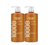 Elastine Protein Clinic Shampoo Set 2Confezioni da 1000ml Proteine LPP per Ca...