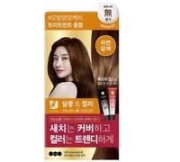 ELASTINE Salon de Color and Permanent Hair Dye #Natural Brown Self Hair Dye N...