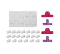 Elastomero riciclabile Crafting Cast per Artigianale Planner Morsetti Materiali per Ufficio Strumento Piano Creativo Lavorato a mano Elastomero Formato Gioielli