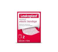 Elastomull di Leukoplast, fascia elastica di fissaggio 10 cm x 4 m, 2 ruote per parti del corpo molto mosse e coniche e articolazioni