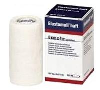 Elastomull Haft Benda di Fissaggio Coesiva Elastica m 4x8 cm