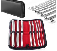Elator Hegar Dilatatori Uterini Suoni Set 8 PCS Set Dilatatore Set Hegar Sounds