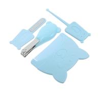 ELAYARD 1 set per Ragazza con Pettine e Forbicine Tema Cartoon Kit Strumenti per La Dei Unghie per Sicuro e per Ragazza Colore Blu