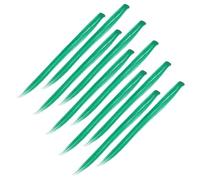 ELAYARD 10 pezzi Clip in Extensions Capelli Verdi Lisci senza Chimica per Donne Accessori Capelli Moda Feste Uso Quotidiano