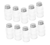 ELAYARD 10 pezzi Contenitori Condimento in Vetro per Spezie Dispenser Spezie Portatile Riutilizzabile per Cucina e Attività Outdoor come Barbecue e Picnic