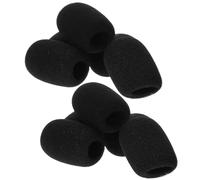 ELAYARD 10 pezzi Coperture Morbide Antivento per Microfono Auricolare Mini Protezione Microfono Clip Leggera per Conferenze e Quotidiano