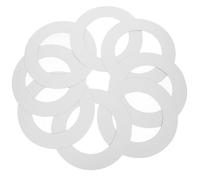 ELAYARD 10 Pezzi Tappetini di Carta Oleata per Scaldacera Anelli Protettivi per Macchine per Ceretta Accessori per Depilazione Anti Fuoriuscite Adatti a Diversi Riscaldatori per Cera