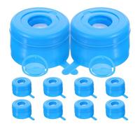 ELAYARD 10 Pezzi Tappi per Brocche D’Acqua Riutilizzabili Blu Spessi 92 G Tappi di Ricambio per Bottiglie D’Acqua Coperchi Anti-Schizzi per Secchi D’Acqua Potabile per Casa Ufficio e