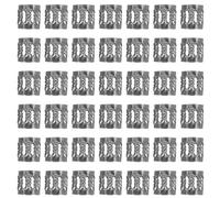 ELAYARD 1000 Pezzi Fermagli per Dreadlock in Alluminio Cavo Polsini Leggeri per Trecce e Accessori per Chioma Intrecciati Clip per Dreadlock Sicure e Rapide Adatti a Tutti i Tipi di