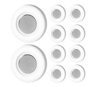 ELAYARD 10pezzi Portatelecomando Parete Autoadesivo Supporto Magnetico per Telecomando Organizer per Tv e Camera da Letto