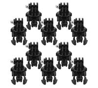 ELAYARD 10pezzi Supporto Per Telecamera Fibbia j Adattatore Per Action Cam Viti Lunghe Testa Zigrinata Montaggio Sicuro Su Superficie Verticale Accessori Per Diverse Prospettive Di Ripresa