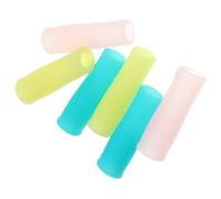 ELAYARD 12 pezzi Copri Manico in Silicone Antiscivolo per Forbicine e Tronchesino Cuticole Protezione Mani e Strumenti per Manicure e Quotidiano